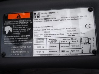 Четырехопорные погрузчики Hyster H16XM-12