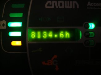 Штабелер с кадрируюющей поперечиной Crown SHR5520-1.3
