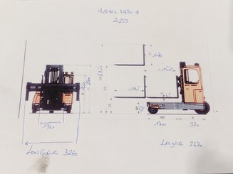 Боковой погрузчик Hubtex DQ30-G - 14