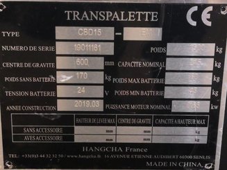 Гидростатический Hangcha CBD15-EMD