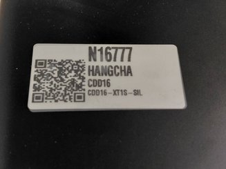 Штабелер с откидной платформой Hangcha CDD16-XT1S-SiL