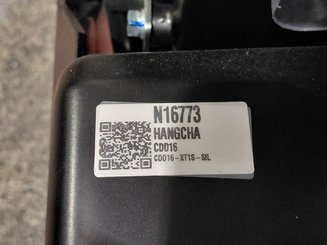 Штабелер с откидной платформой Hangcha CDD16-XT1S-SiL