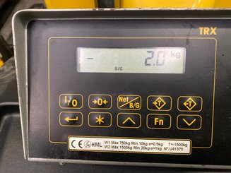 Ручная гидравлическая тележка Yale MP 20L ac avec Pesage  - 5
