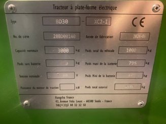 Буксировочного тягача Hangcha BD30-XC2-i - 2