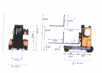 Боковой погрузчик AMLIFT C5000-14 AMLAT