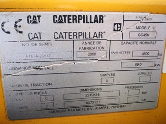 Четырехопорные погрузчики Caterpillar GC45 - 5