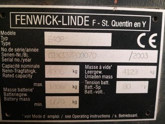 Четырехопорные погрузчики Fenwick E40P - 13
