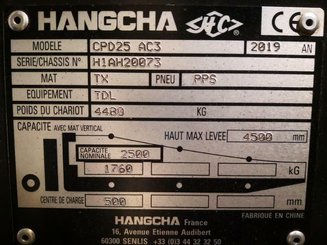 Четырехопорные погрузчики Hangcha A4W25 - 10