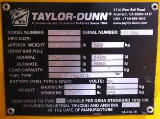 Буксировочного тягача Taylor Dunn TT-316-36 