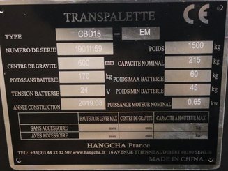 Гидростатический Hangcha CBD15-EMD - 12