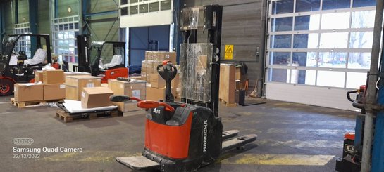 Штабелер с откидной платформой Hangcha CDD16-AZ3S-L