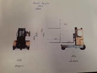 Четырехходовый вилочный погрузчик AMLIFT AGILIFT 3000E