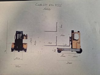 Четырех-ходовые рич-траки Combilift ESL3545