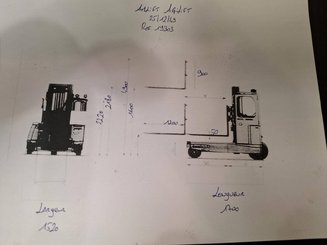 Четырехходовый вилочный погрузчик AMLIFT AGILIFT 25-12-49