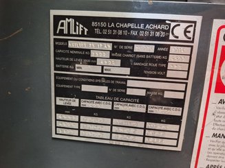 Четырехходовый вилочный погрузчик AMLIFT AGILIFT 25-12-49