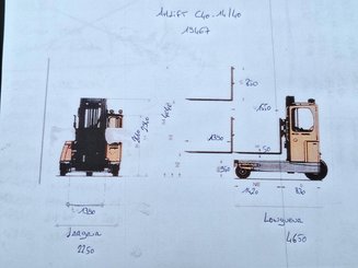Боковой погрузчик AMLIFT C40-14/40