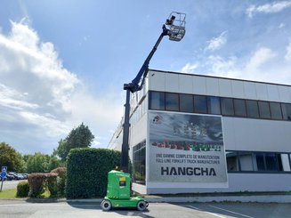 Строительный подъёмник с вертикальной мачтой Hangcha HV120AJ - 20