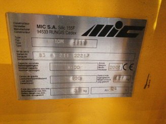 Штабелеры с электроприводом MIC WP10M 280T - 10
