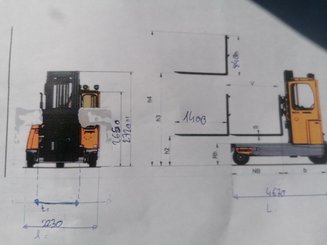 Боковой погрузчик AMLIFT C5000-14 AMLAT