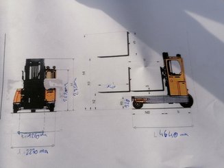 Боковой погрузчик AMLIFT C50-14/55 AMLAT