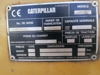 Четырехопорные погрузчики Caterpillar GPL40 - 4
