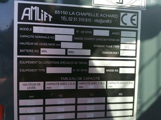 Боковой погрузчик AMLIFT C40-14/55