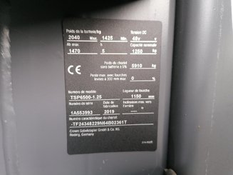 Узкопроходные погрузчики с поворотными вилами Crown TSP6500-1,25 - 13