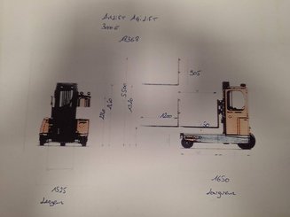 Четырехходовый вилочный погрузчик AMLIFT AGILIFT 3000E