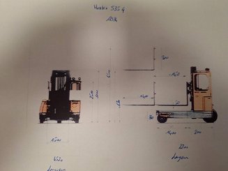 Боковой погрузчик Hubtex S35 G - 26