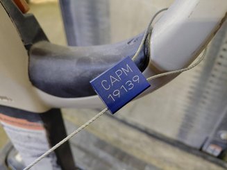 Штабелер с кадрируюющей поперечиной Crown WS2300 1.8